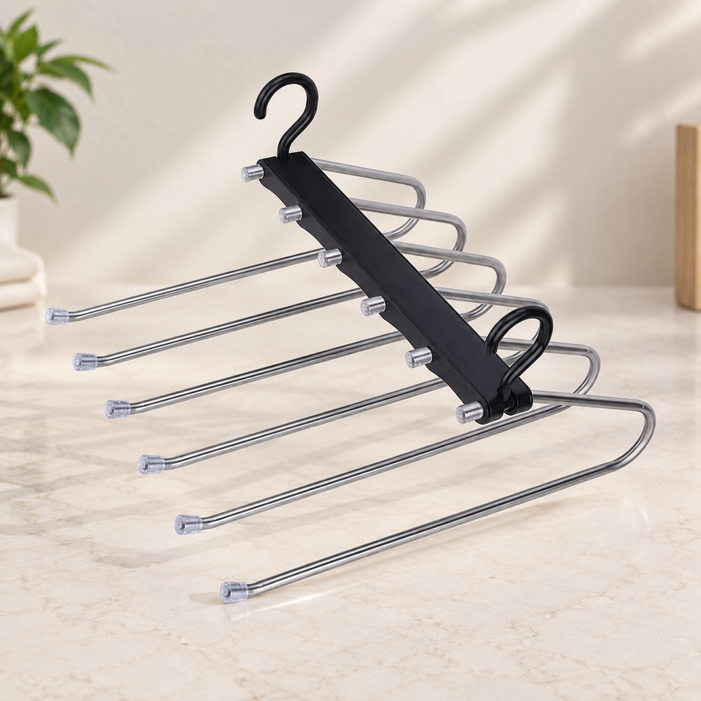 Non-Slip Metal Pants Hangers – 2 Pack