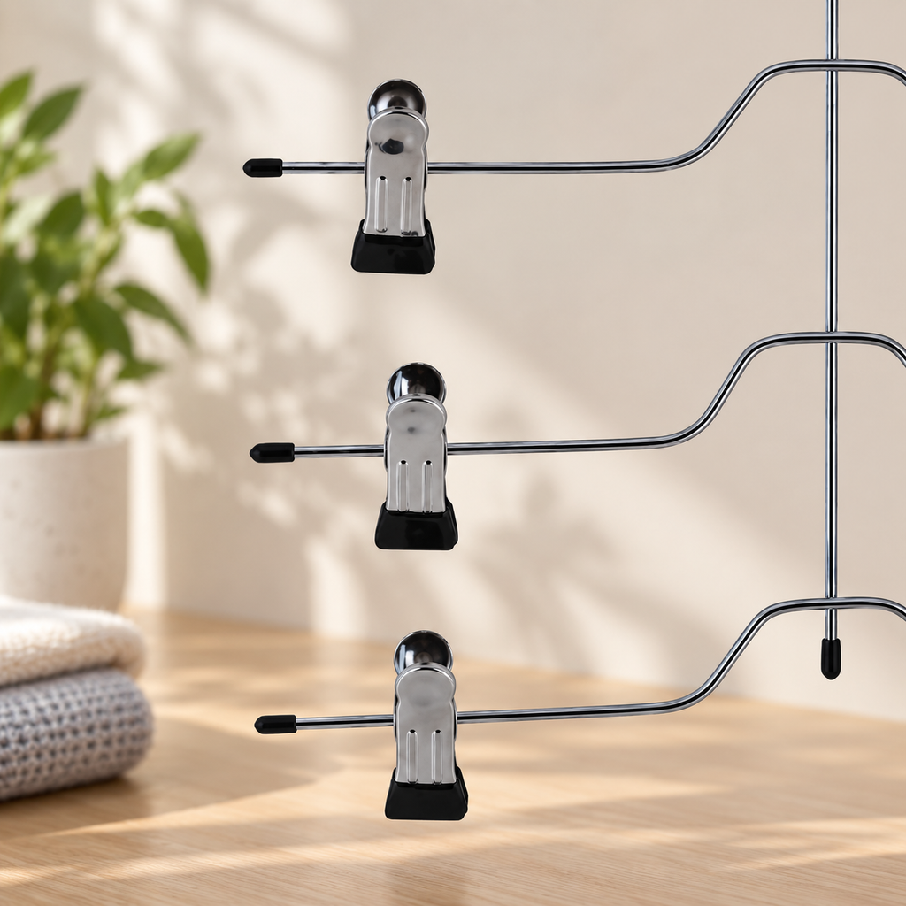 Chrome 4-Tier Skirt & Pants Hanger
